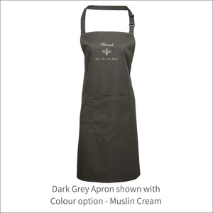 Apron 'Queen Bee' - Personalised Embroidered