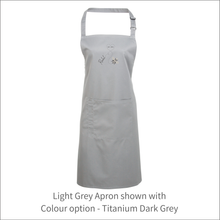 Load image into Gallery viewer, Apron &#39;Heart &amp; Honey Bee&#39; - Personalised Embroidered
