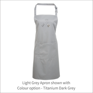 Apron 'Heart & Honey Bee' - Personalised Embroidered