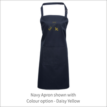 Load image into Gallery viewer, Apron &#39;Heart &amp; Honey Bee&#39; - Personalised Embroidered
