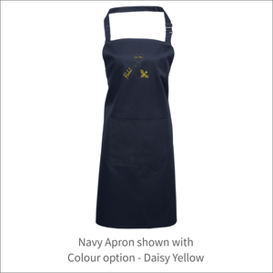 Apron 'Heart & Honey Bee' - Personalised Embroidered