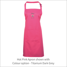 Load image into Gallery viewer, Apron &#39;Queen Bee&#39; - Personalised Embroidered
