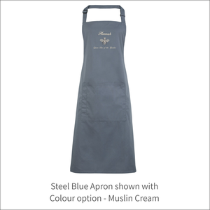 Apron 'Queen Bee' - Personalised Embroidered