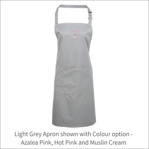 Apron 'Cupcake' - Personalised Embroidered