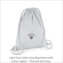 Load image into Gallery viewer, Organic Cotton Bag &#39;One Paw&#39; - Personalised Embroidered
