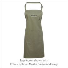 Load image into Gallery viewer, Apron &#39;Family Kitchen&#39; - Personalised Embroidered
