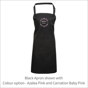 Apron 'Dainty Frame' - Personalised Embroidered