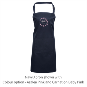 Apron 'Dainty Frame' - Personalised Embroidered