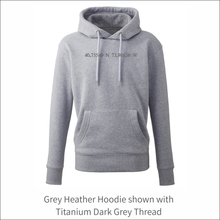 Load image into Gallery viewer, Unisex Organic Soft Luxuriously Thick Hoodie - &#39;GPS Coordinates&#39; Personalised Embroidered
