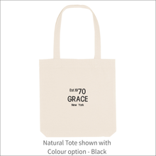 Load image into Gallery viewer, Organic Tote Bag &#39;Glam&#39;- Personalised Embroidered
