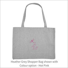 Load image into Gallery viewer, Organic Shopper Bag &#39;Dragonfly&#39; and &#39;Follow your Dreams&#39; - Personalised Embroidered
