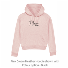 Load image into Gallery viewer, Women&#39;s Organic Hoodie &#39;Mama&#39; - Personalised Embroidered
