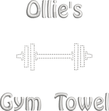 Load image into Gallery viewer, Fitness Gym Microfibre Towel - Name and Logo Personalised Embroidered
