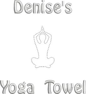 Fitness Gym Microfibre Towel - Name and Logo Personalised Embroidered