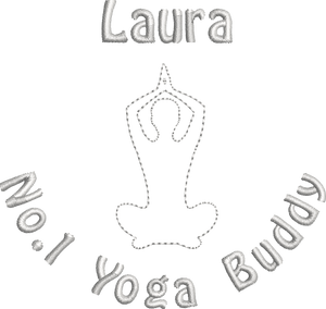 Organic Yoga Bag - 'Name' with Yoga Buddy Personalised Embroidered