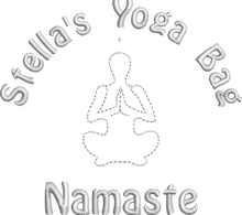 Load image into Gallery viewer, Organic Yoga Bag - &#39;Name&#39; with Yoga Logo Namaste Personalised Embroidered
