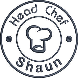 Apron 'Head Chef' - Personalised Embroidered