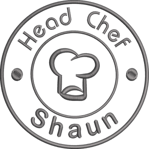 Apron 'Head Chef' - Personalised Embroidered