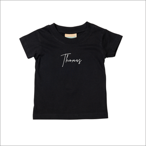 Baby T-Shirt 'Name' Personalised Embroidered