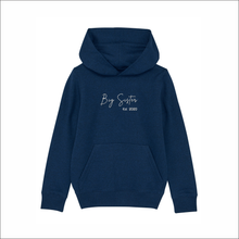 Load image into Gallery viewer, Kids Organic Hoodie &#39;Big Sister&#39;- Personalised Embroidered
