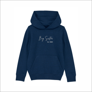 Kids Organic Hoodie 'Big Sister'- Personalised Embroidered