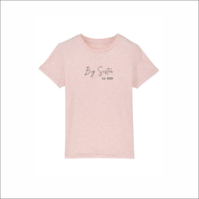 Load image into Gallery viewer, Kids Organic T-Shirt &#39;Big Sister&#39;- Personalised Embroidered
