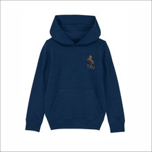 Load image into Gallery viewer, Kids Organic Hoodie &#39;Horse&#39;- Personalised Embroidered
