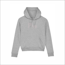 Load image into Gallery viewer, Women&#39;s Organic Hoodie &#39;Mama&#39; - Personalised Embroidered
