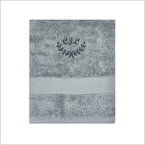 Soft and Fluffy 'Initials' Dainty Leaf Design Towel