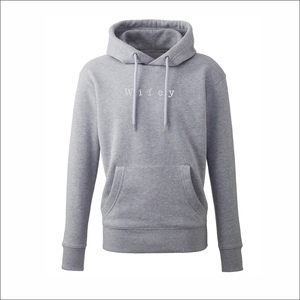 Unisex Organic Soft Luxuriously Thick Hoodie - 'Wifey' Personalised Embroidered