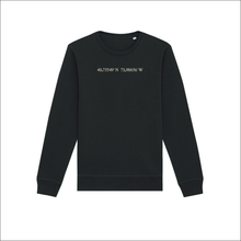 Load image into Gallery viewer, Unisex Organic Soft Luxuriously Sweatshirt - &#39;GPS Coordinates&#39; Personalised Embroidered
