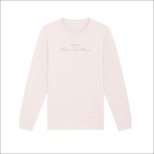 Load image into Gallery viewer, Unisex Organic Soft Luxuriously Sweatshirt - &#39;Future Mrs.&#39; Personalised Embroidered
