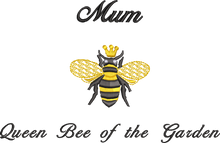 Load image into Gallery viewer, Apron &#39;Queen Bee&#39; - Personalised Embroidered
