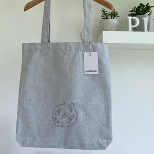 Organic Tote Bag 'Wedding Initials'- Personalised Embroidered