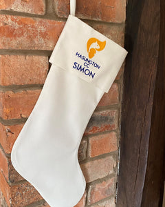 Haslington CC Christmas Stocking - Personalised Embroidered